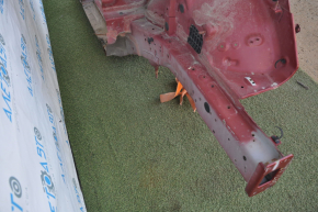 Front left quarter Kia Optima 11-16 red, with central pillar