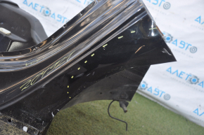 Rear fender left sunset Chevrolet Volt 11-15 black, with central pillar, dented
