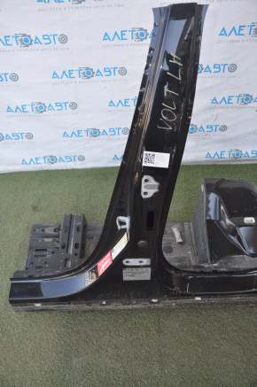 Rear fender left sunset Chevrolet Volt 11-15 black, with central pillar, dented