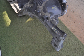 Front left quarter Toyota Prius 30 10-15 graphite with central pillar, butt