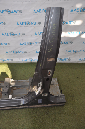 Quarter front left Nissan Rogue 14-20 graphite, with central pillar, bent side member, butts