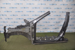 Quarter front left Nissan Rogue 14-20 graphite, with central pillar, bent side member, butts