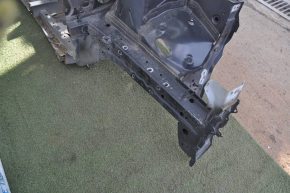 Quarter front left Nissan Rogue 14-20 graphite, with central pillar, bent side member, butts