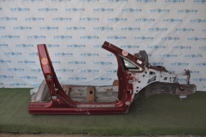 Front right quarter Mazda CX-7 06-12 red with central pillar, dented, bumps