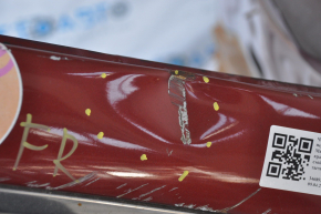 Front right quarter Mazda CX-7 06-12 red with central pillar, dented, bumps