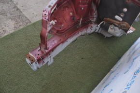 Front right quarter Mazda CX-7 06-12 red with central pillar, dented, bumps