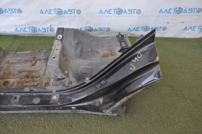 Quarter front left Toyota Camry v40 black with central pillar and sunset