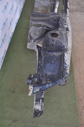 Quarter front left Toyota Camry v40 black with central pillar and sunset