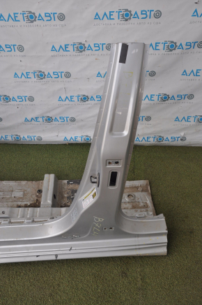 Front left quarter VW Passat b7 12-15 USA silver, with central pillar, dented