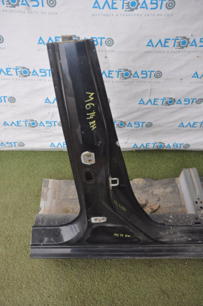 Front quarter right Mazda 6 13-17 without eyelash, black with central pillar, without sidewall