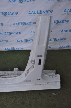 Front quarter left VW Passat b8 16-19 USA white with central pillar, without side member