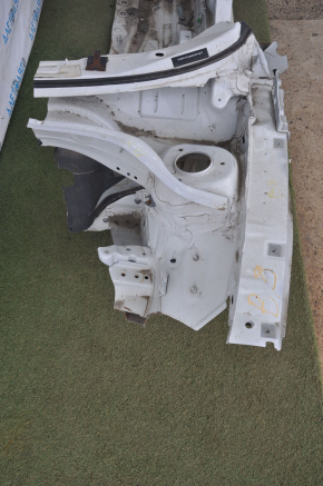Front left quarter VW Passat b8 16-19 USA white with central pillar, without side member and pillar