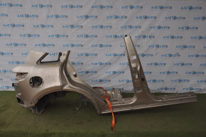 Quarter wing rear right Infiniti FX35 FX45 03-07 gold with central pillar, pokes