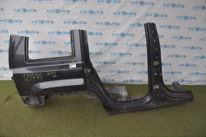 Quarter wing rear right Jeep Patriot 11-17 black with central pillar, dented