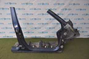 Quarter front right Subaru Forester 14-18 SJ blue with central pillar, without side member