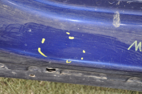Front quarter right Ford Fusion mk5 13-16 without bracket blue with central pillar, dented