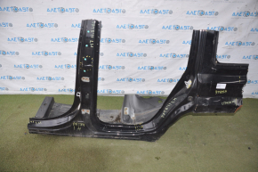 Rear fender left Jeep Patriot 11-17 black with central pillar, dented