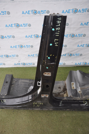 Rear fender left Jeep Patriot 11-17 black with central pillar, dented