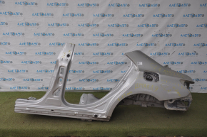 Quarter wing rear left Mercedes CLA 14-19 silver, with central pillar, butts, made