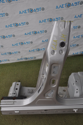 Quarter wing rear left Mercedes CLA 14-19 silver, with central pillar, butts, made