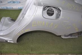 Quarter wing rear left Mercedes CLA 14-19 silver, with central pillar, butts, made