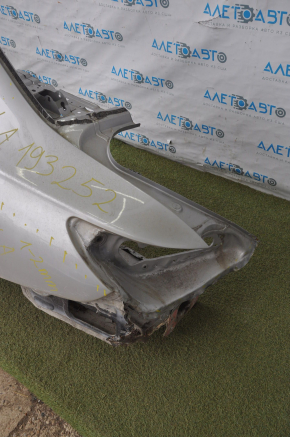 Quarter wing rear left Mercedes CLA 14-19 silver, with central pillar, butts, made