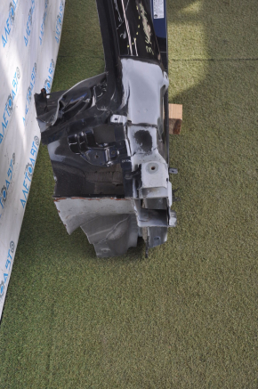 Front left quarter Chevrolet Volt 11-15 black with central pillar, without side member, dented, bumps
