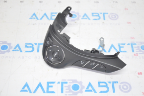 Steering wheel control buttons left Honda Accord 13-17 matte, buttons are worn
