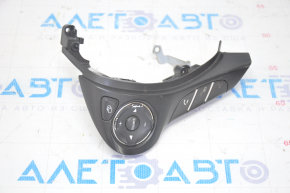 Steering wheel control buttons left Honda Accord 13-17 matte, buttons are worn