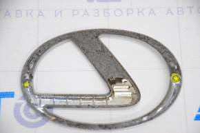 Emblem badge trunk lid Lexus ES350 13-18 broken fastener