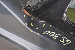 Quarter wing rear left Lexus GS300 GS350 GS430 GS450h 06-11 black dented, butt