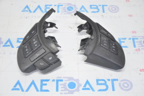 Control buttons on the steering wheel of Mazda 3 14-16 BM for cruise, scrapped crepe