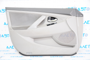 Door trim card front left Toyota Camry v40 gray, velour, plastic turned white