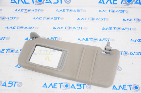 Left visor for Toyota Camry v40, gray