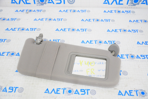 Right visor for Toyota Camry v40 gray