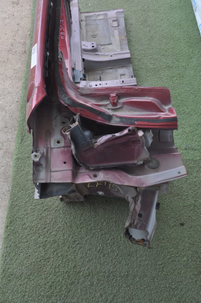 Front right quarter Hyundai Sonata 15-19 red with central pillar, butts, without sidewalls