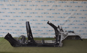 Front right quarter Lexus GS300 GS350 GS430 GS450h 06-11 blue with central pillar and fold, dented