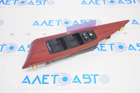 Front left window lift control Lexus ES350 07-12 with light brown wood trim
