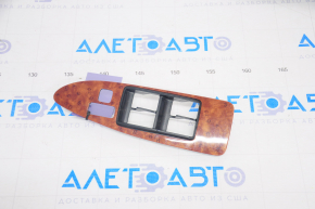 Front left window lift control trim Toyota Avalon 05-12 wood grain