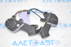 Steering wheel control buttons Toyota Camry v50 12-14 usa LE, XLE type 2, broken fasteners, scuffs