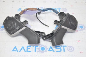 Steering wheel control buttons Toyota Camry v50 12-14 usa LE, XLE type 2, broken fasteners, scuffs
