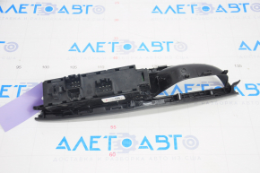 Front left window lift control Ford Focus mk3 11-18 black, 1 auto, 4 buttons, with black trim