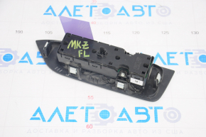 Front left window lift control Lincoln MKZ 15-16 for auto folding with black trim