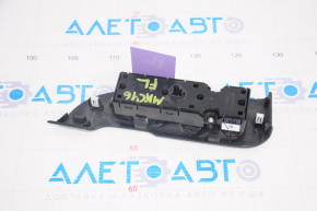 Front left window lift control Lincoln MKC 15-19 black, for folding mirrors, with black trim