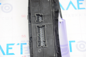 Front left window lift control Nissan Leaf 13-17 black, 1 auto, with black overlay structure