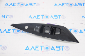 Front left window lift control Nissan Leaf 13-17 with trim, gloss