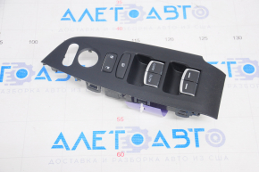 Front left window lift control for Honda Accord 18-22 with black and chrome trim, 2 auto