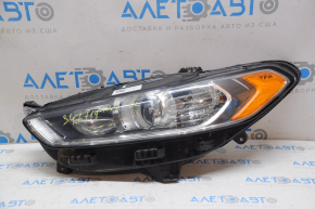 Front left headlight bare Ford Fusion mk5 13-16 lens is loose, needs repair