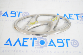 Emblem grille radiator grill Hyundai Sonata 15-17 without backing