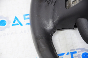 Naked steering wheel Ford Fusion mk5 13-16 black leather, worn